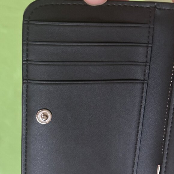 COACH SLIM CARD CASE WITH RIVETS:NWT BLACK  CU710 (see note) - Picture 15 of 16